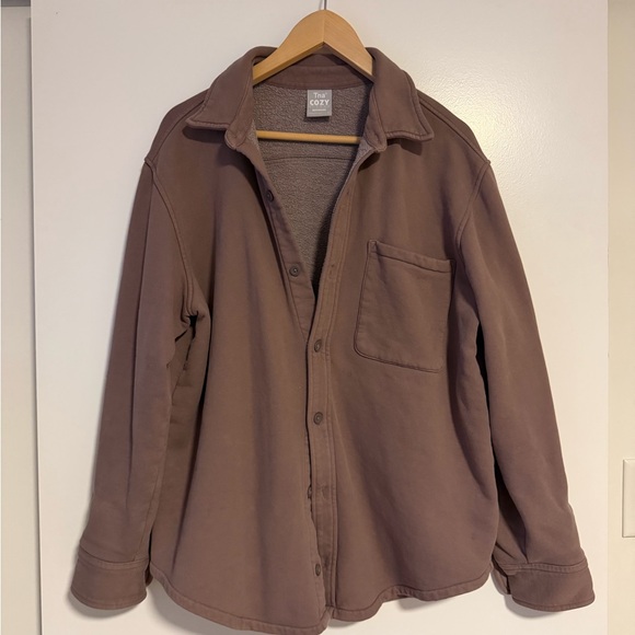 TNA Cozy Fleece in Purple/Brown - Picture 3 of 6